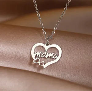 Mama 3 Hearts Necklace