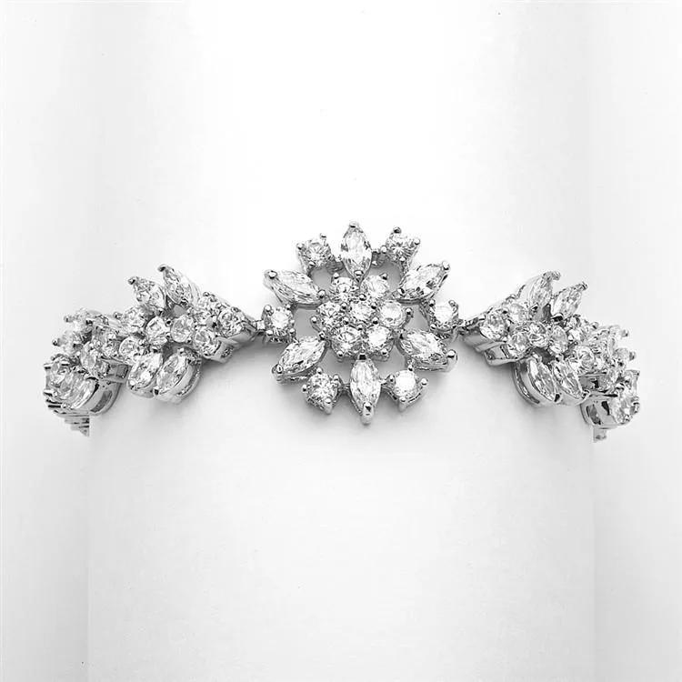 Marquis Cluster  Bracelet