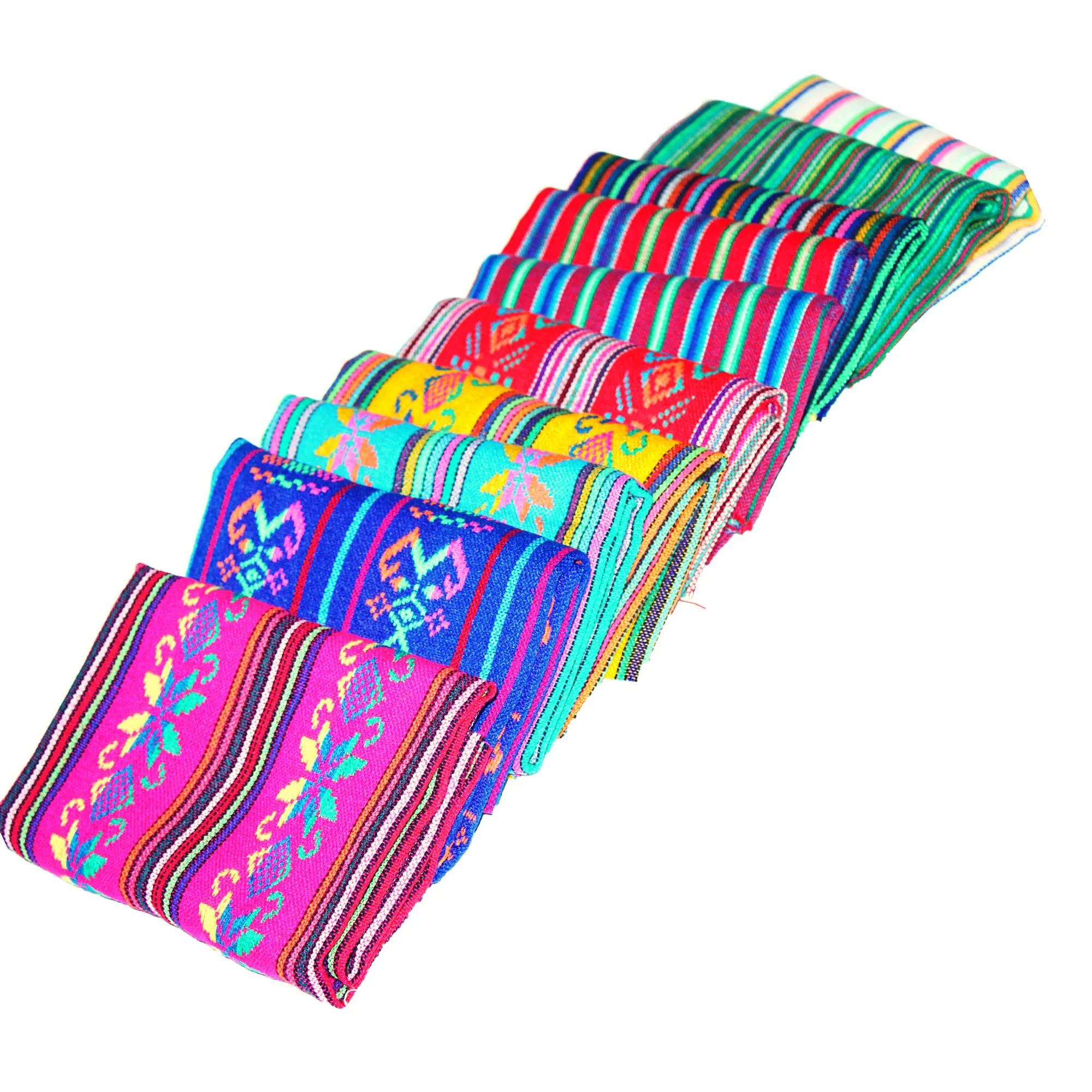 Mexican Fabric in Assorted Tribal & Stripes (10 ½-Yard Bundle)