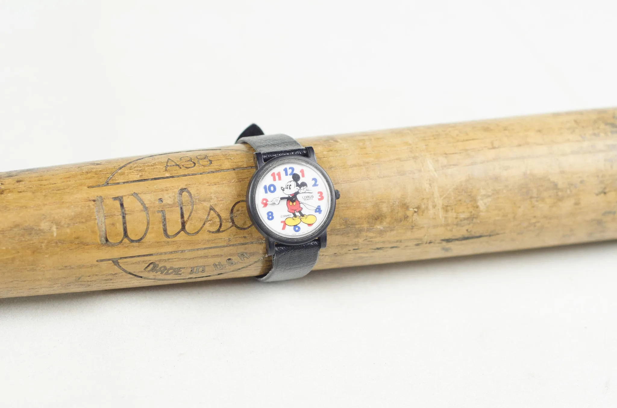Mickey Mouse Watch with Colored Numbers
