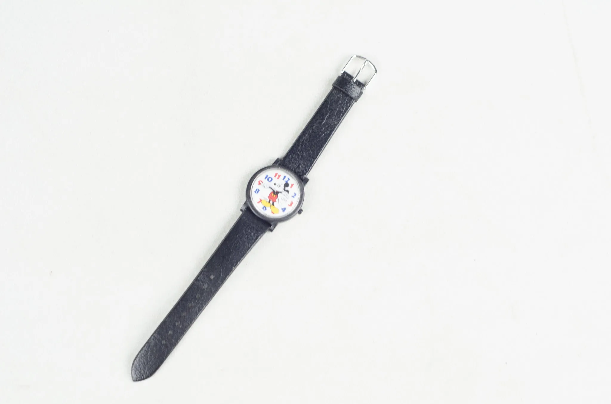 Mickey Mouse Watch with Colored Numbers