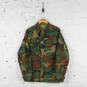 Military Camouflage Over Shirt - Green - L