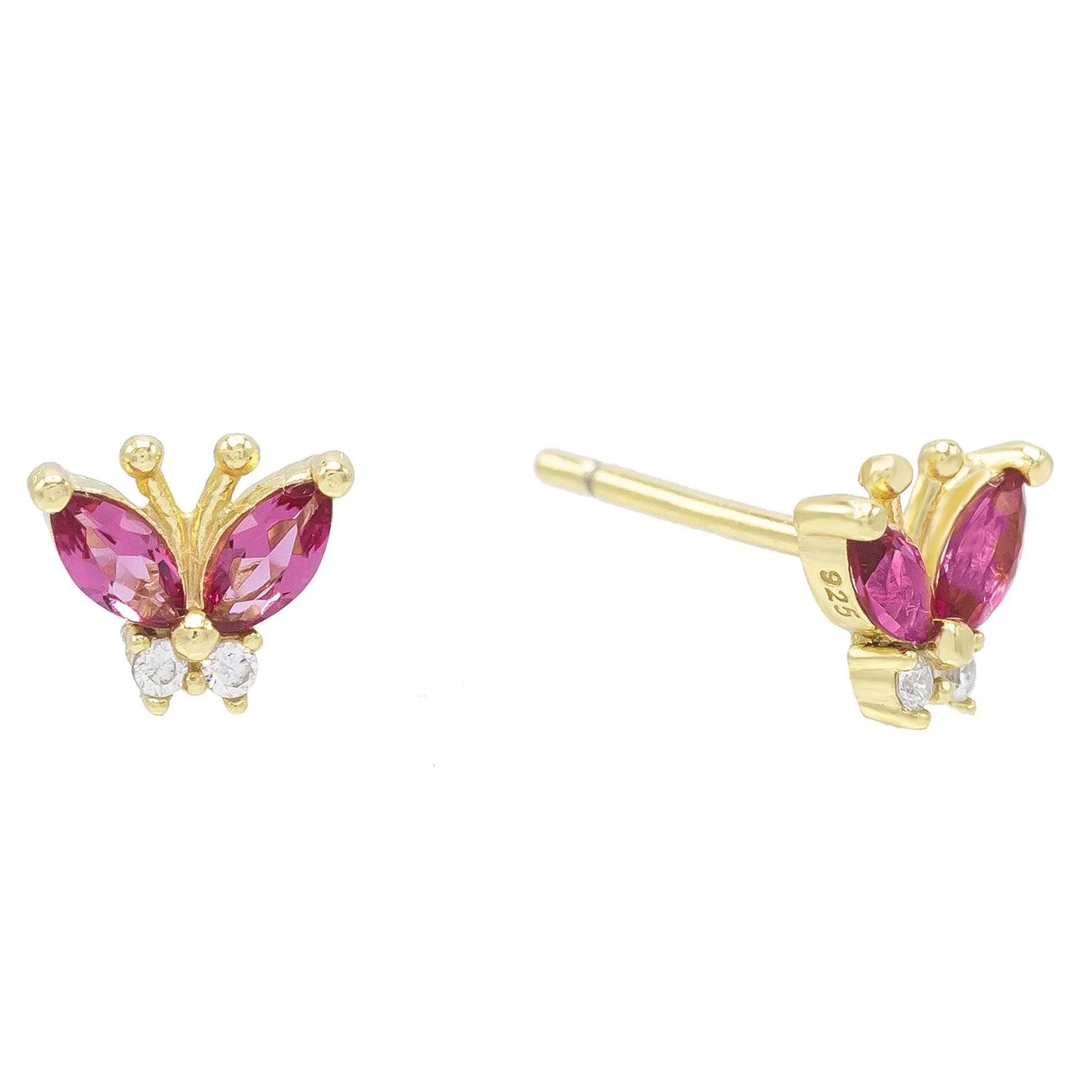 Mini Butterfly Stud Earring