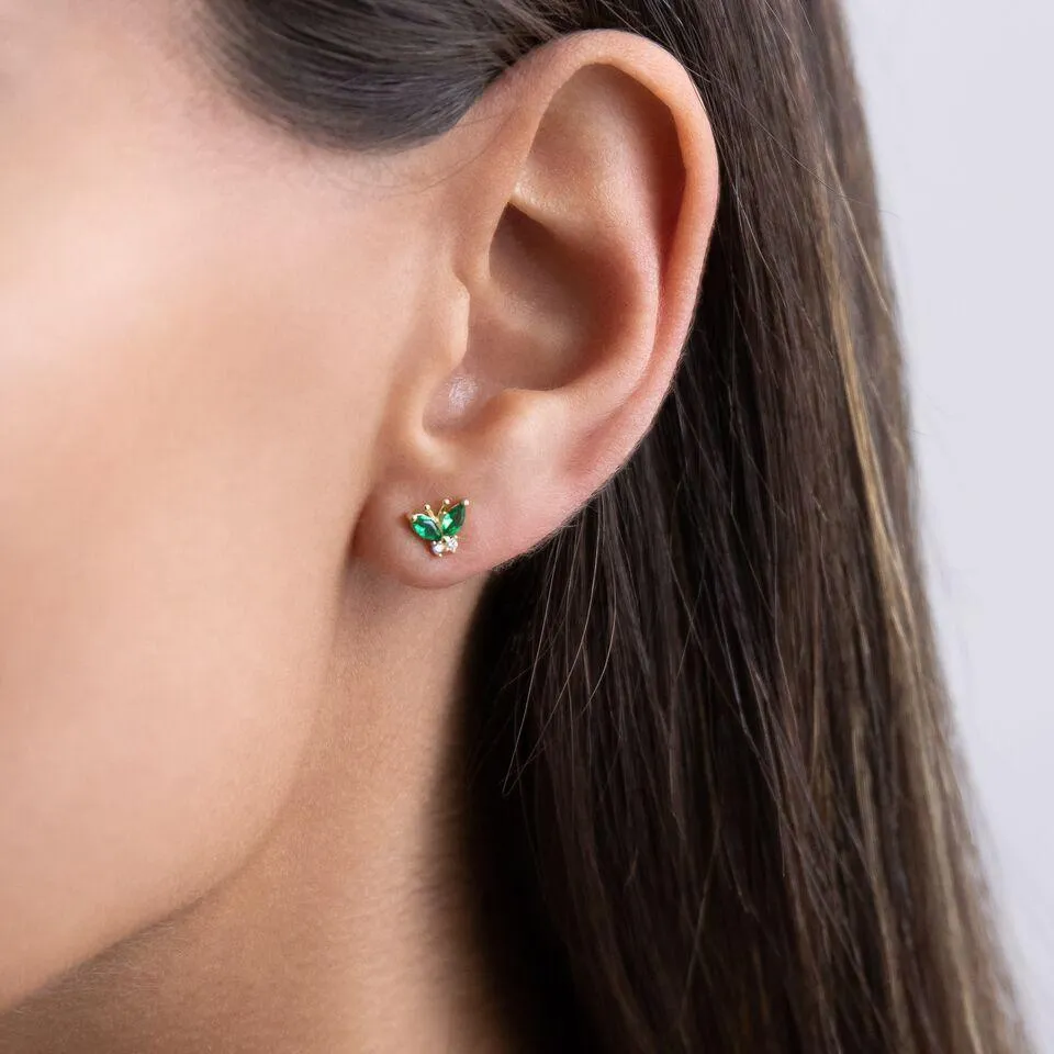 Mini Butterfly Stud Earring