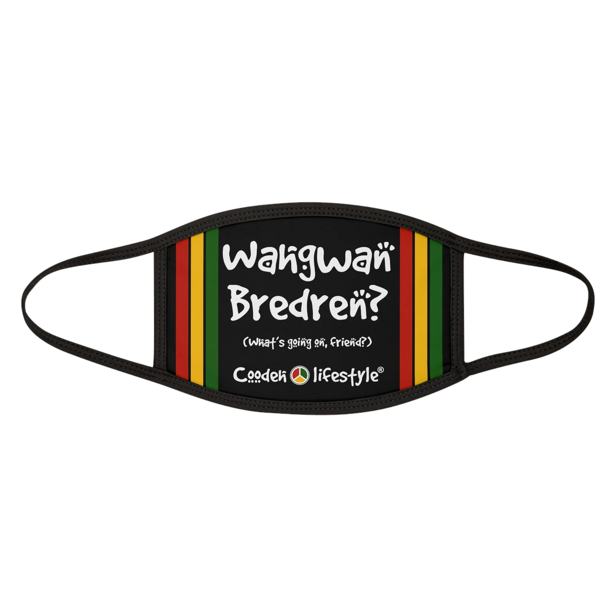 Mixed-Fabric Face Mask (WAHGWANBRED-BLK)