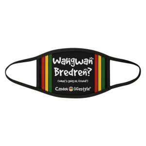 Mixed-Fabric Face Mask (WAHGWANBRED-BLK)