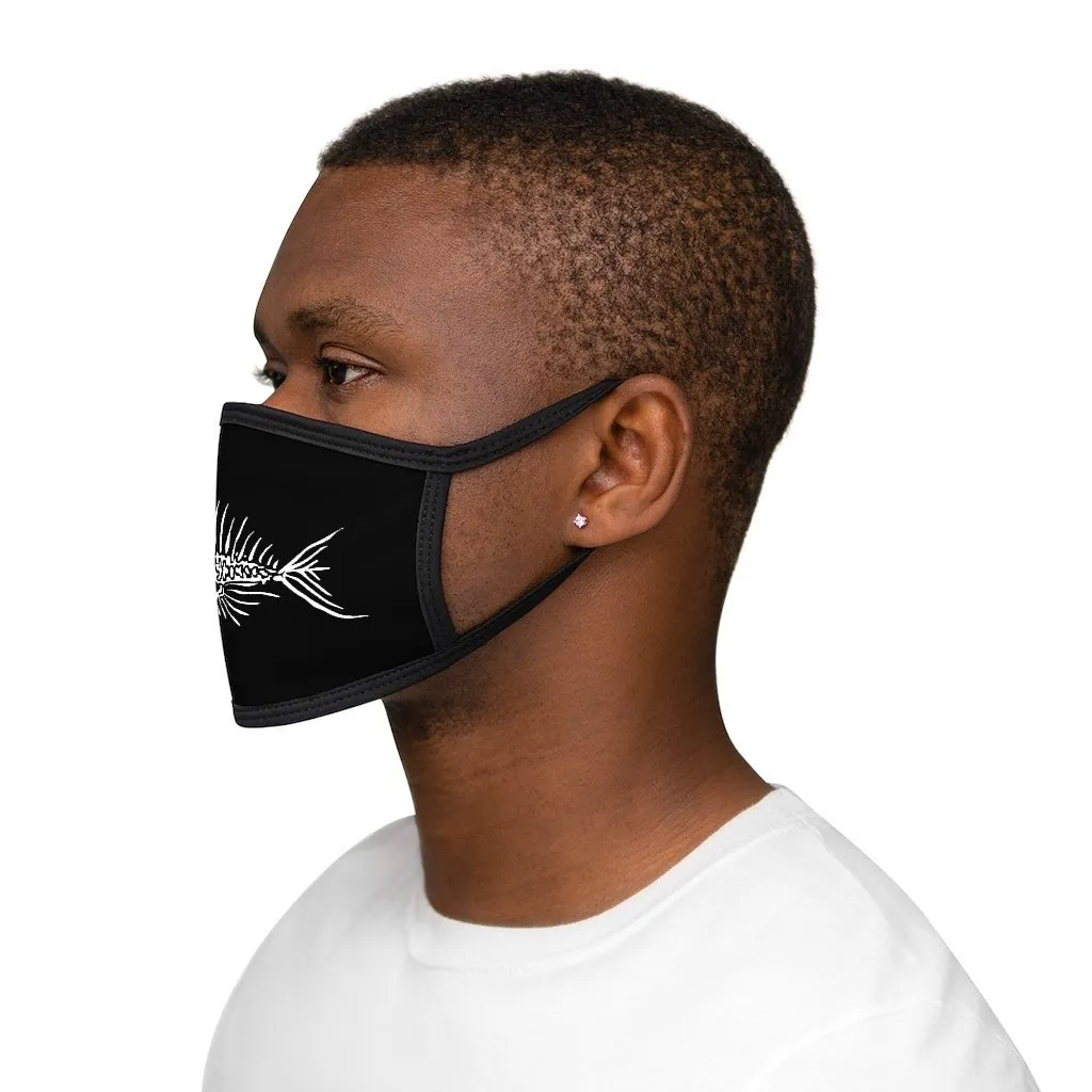 Mixed-Fabric Fish Bone Face Mask