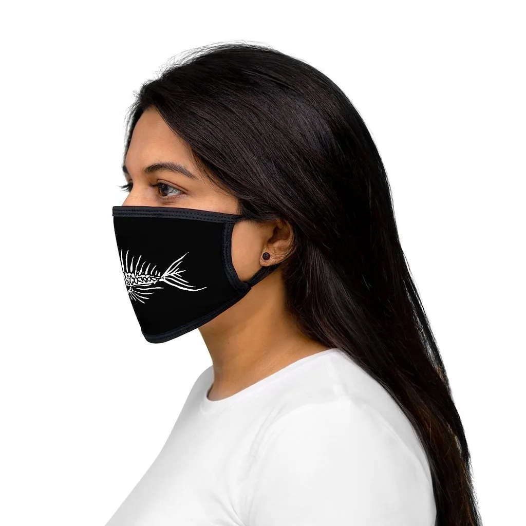 Mixed-Fabric Fish Bone Face Mask