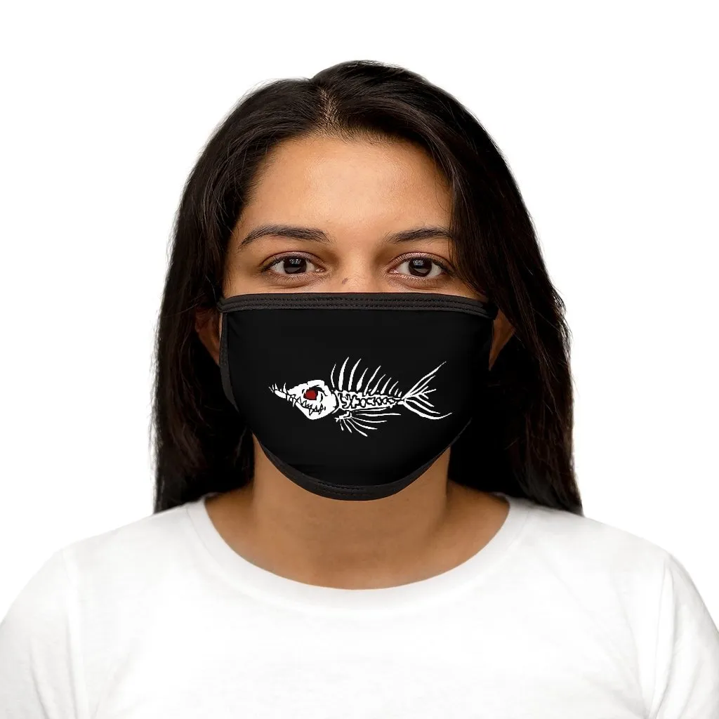 Mixed-Fabric Fish Bone Face Mask