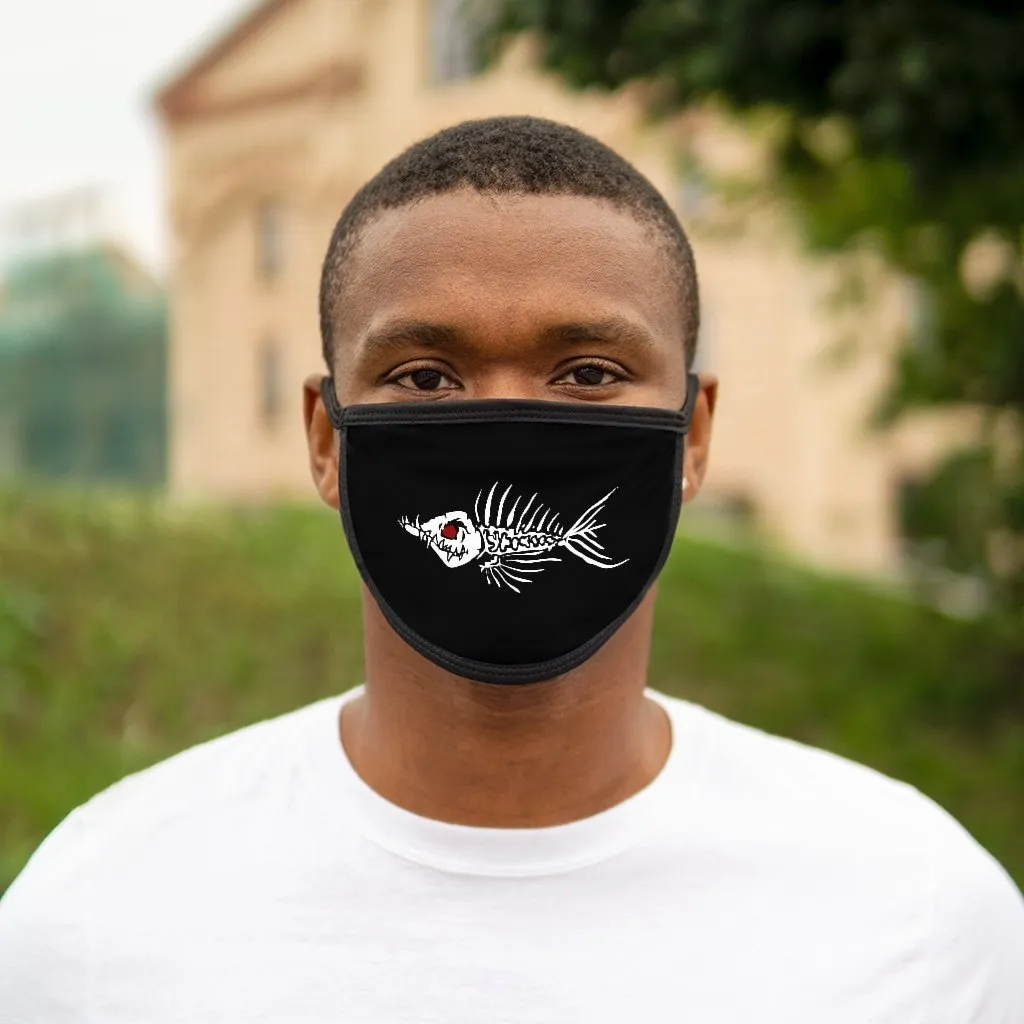 Mixed-Fabric Fish Bone Face Mask