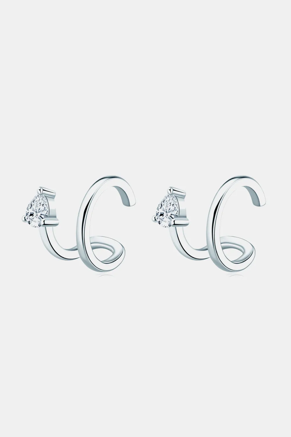 Moissanite Double Cuff Earrings