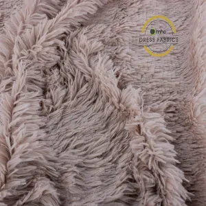 Mustela Fur Fabric Dusty Pink 150cm