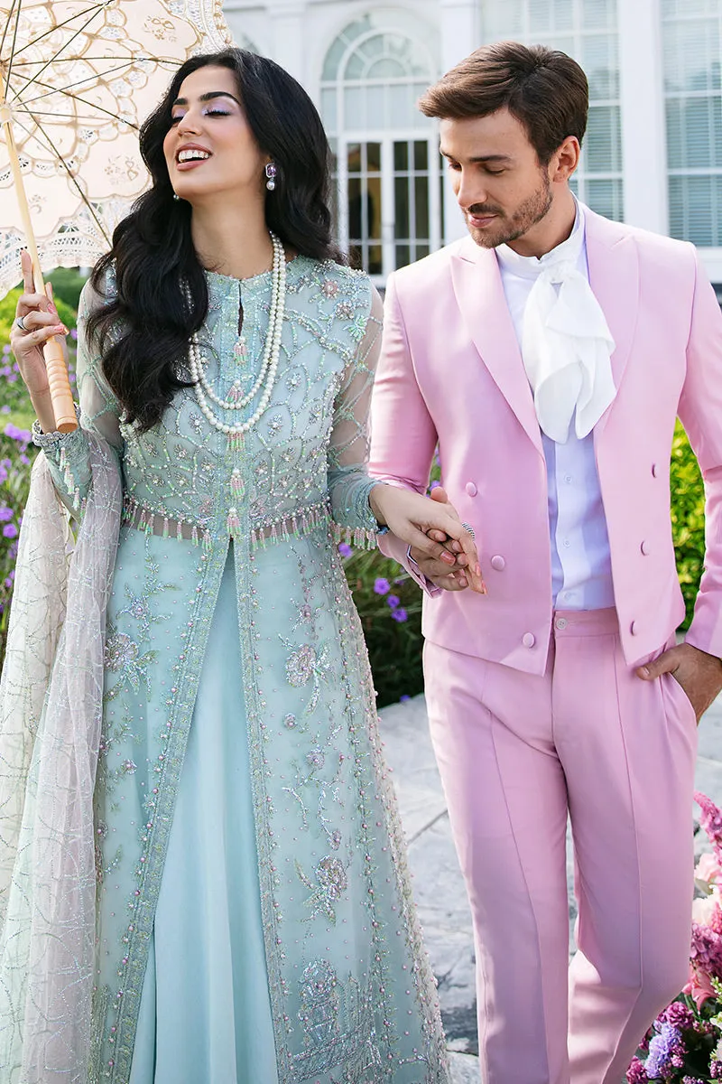 Natalie TDL22-02 | Mushq Serendipity Trousseau De Luxe 2022 Luxury Wedding Collection | Embroidered Net Suits