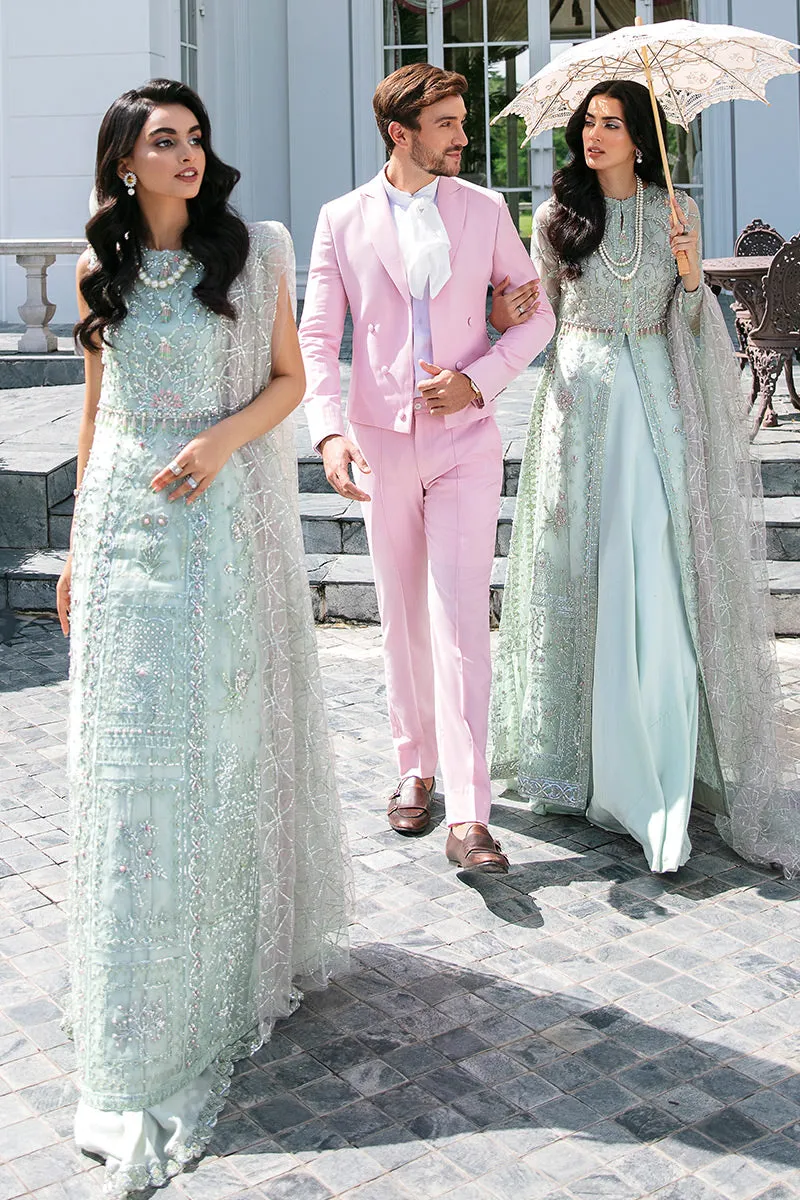 Natalie TDL22-02 | Mushq Serendipity Trousseau De Luxe 2022 Luxury Wedding Collection | Embroidered Net Suits