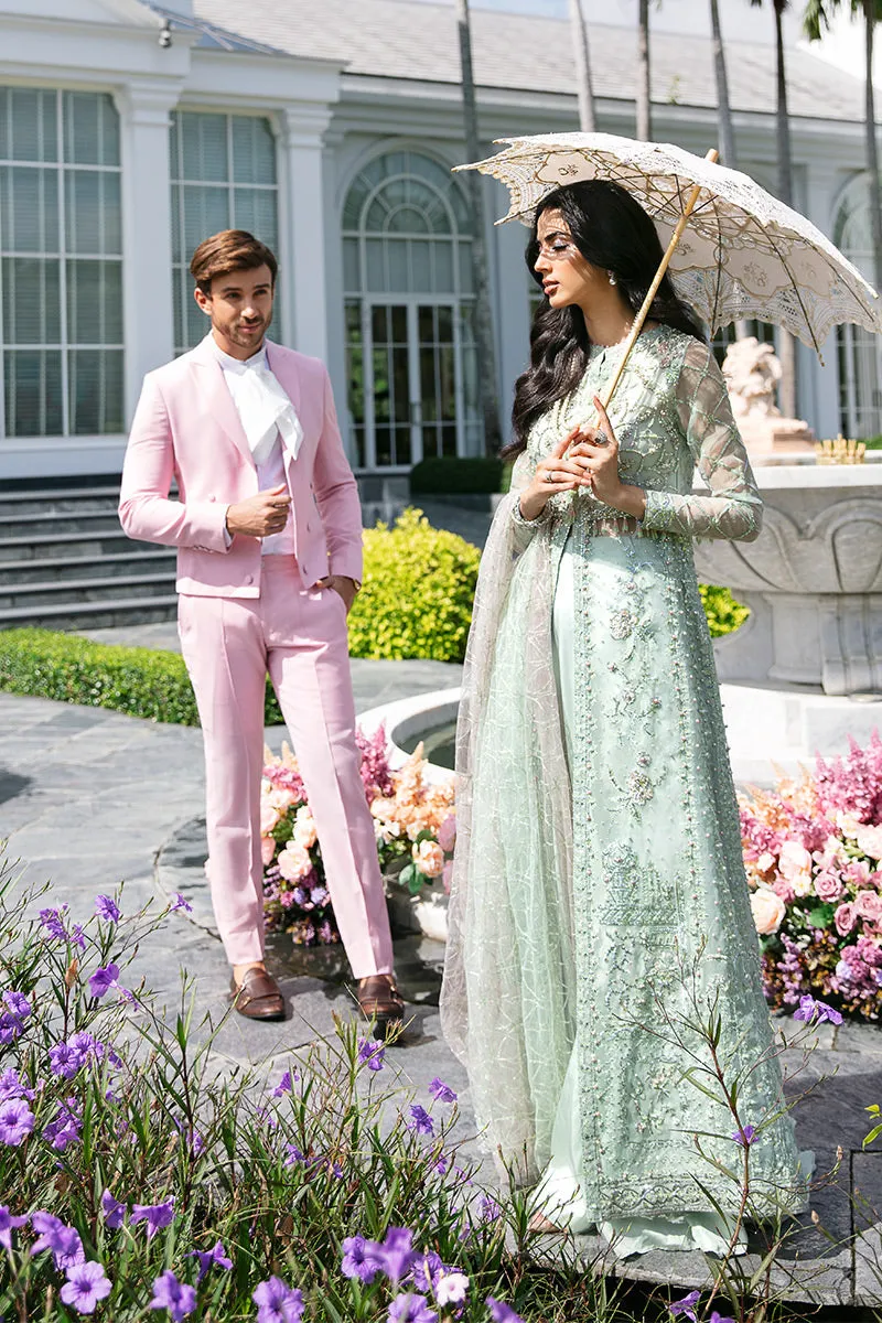Natalie TDL22-02 | Mushq Serendipity Trousseau De Luxe 2022 Luxury Wedding Collection | Embroidered Net Suits