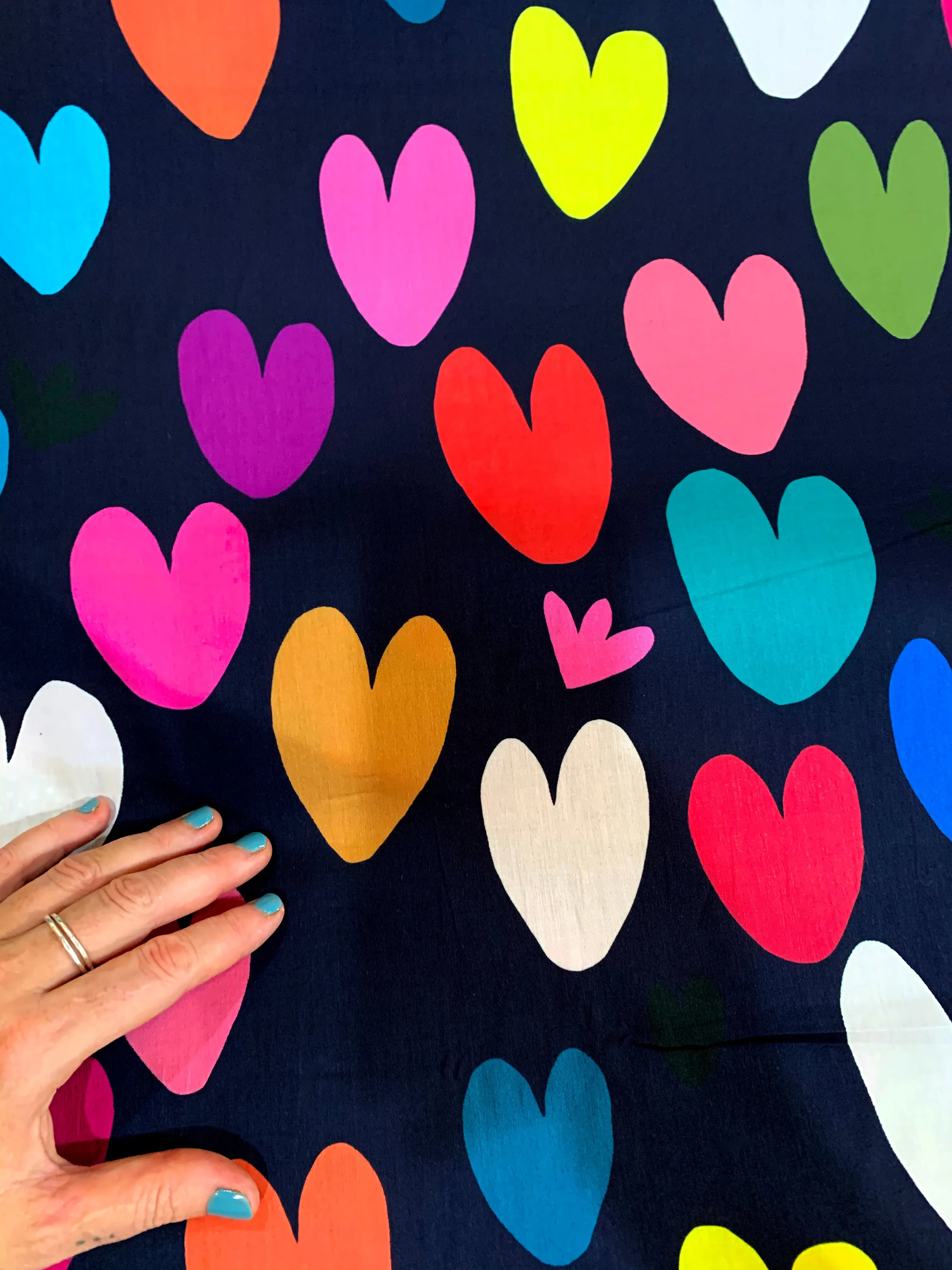 Navy Hearts