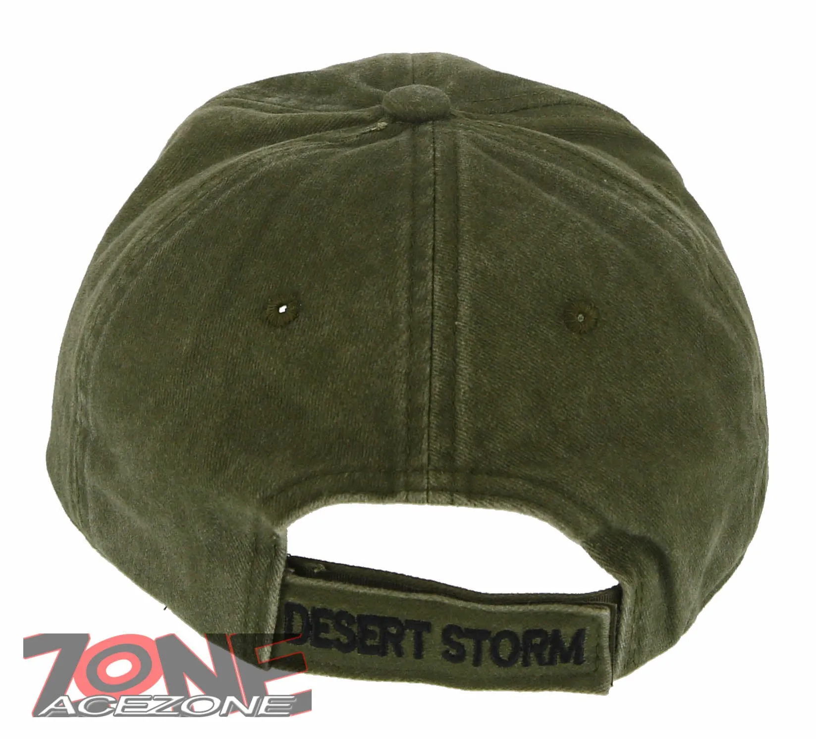 NEW! DESERT STORM VETERAN RIBBON BAR DISTRESSED VINTAGE BASEBALL CAP HAT OLIVE