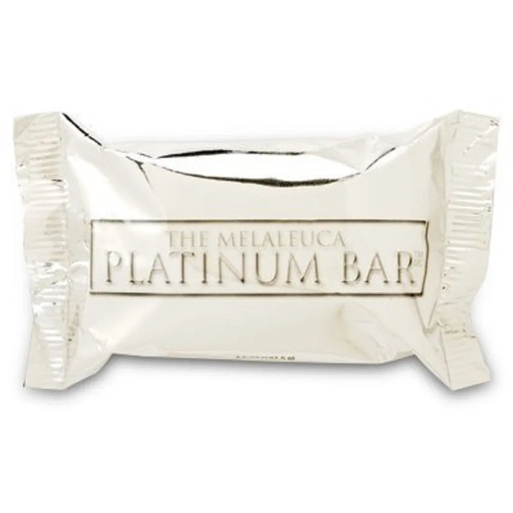 NEW The Melaleuca Platinum Bar™! moisturizing ingredients transform your skin while rich, fragrant lather teases your senses!  Retails $28 