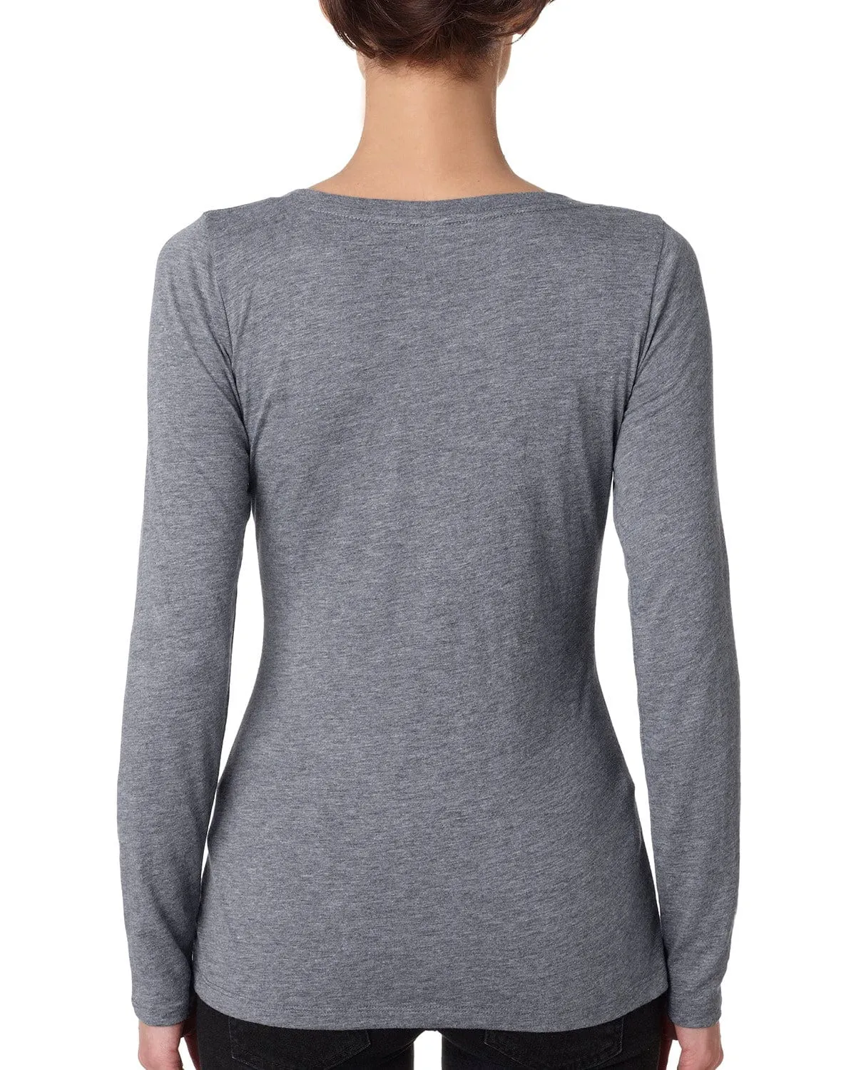 Next Level Ladies Triblend Long Sleeve Scoop Tee