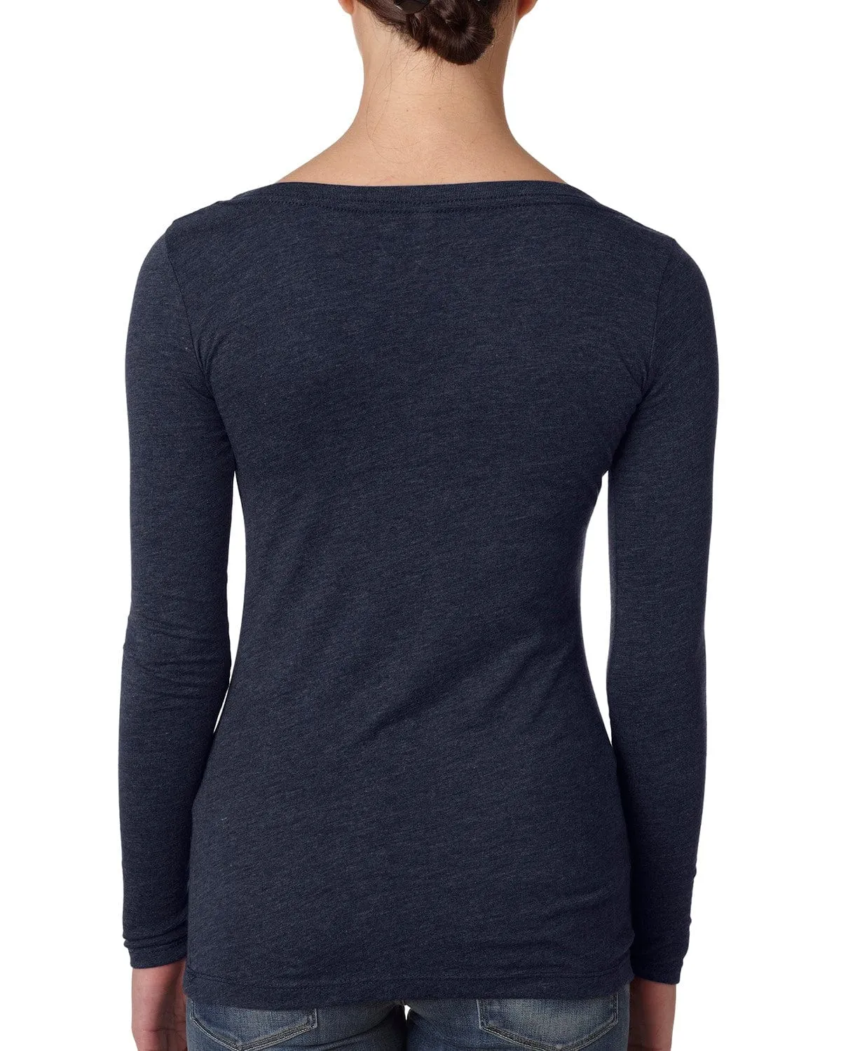 Next Level Ladies Triblend Long Sleeve Scoop Tee