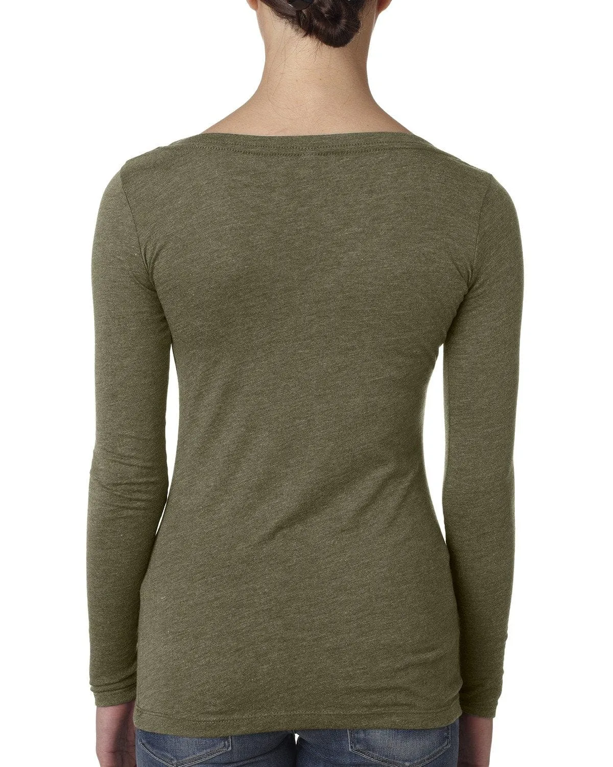 Next Level Ladies Triblend Long Sleeve Scoop Tee