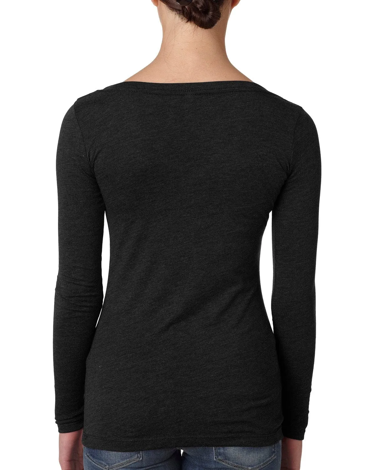 Next Level Ladies Triblend Long Sleeve Scoop Tee