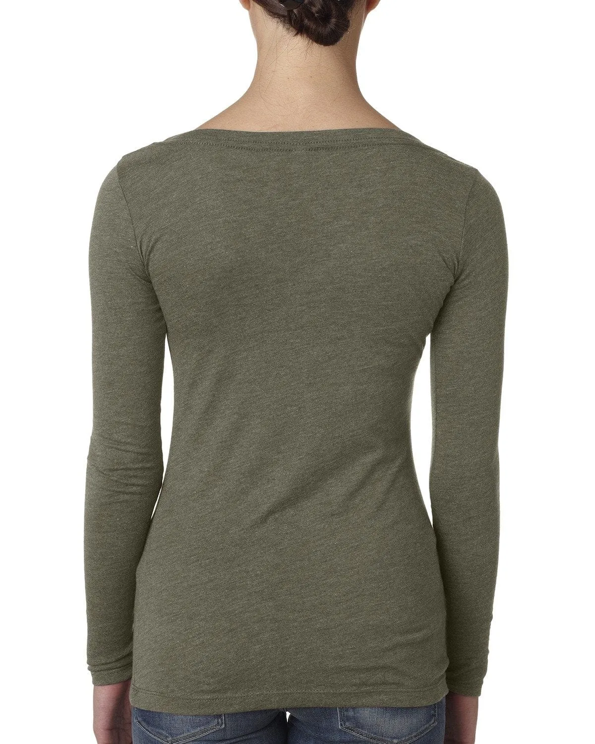 Next Level Ladies Triblend Long Sleeve Scoop Tee