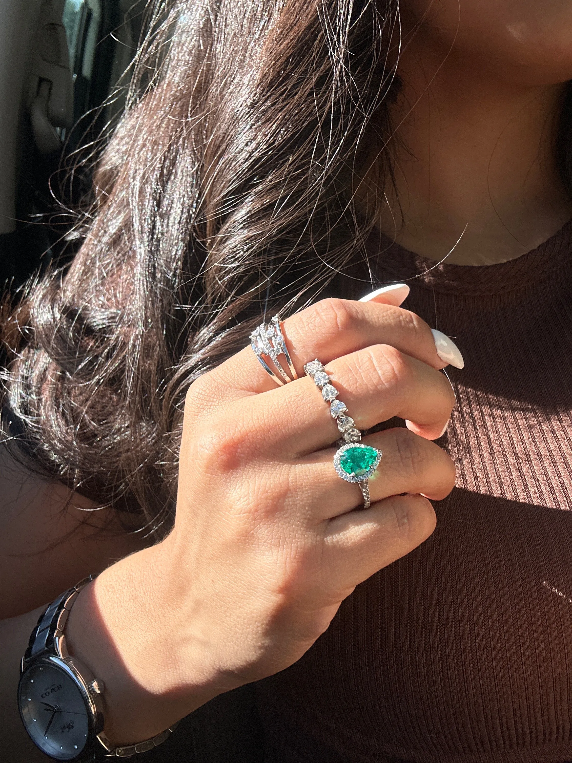 NISSI EMERALD RING