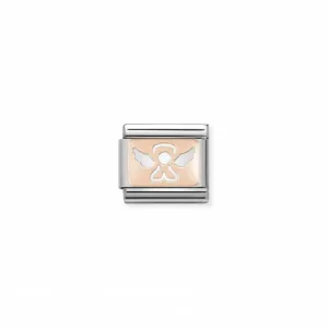 Nomination Composable Link Angel, 9K Rose Gold
