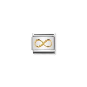 Nomination Composable Link Infinity, 18K Gold