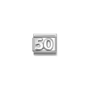 Nomination Composable Link Number 50, Silver