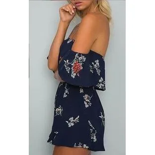 Off Shoulder Romper