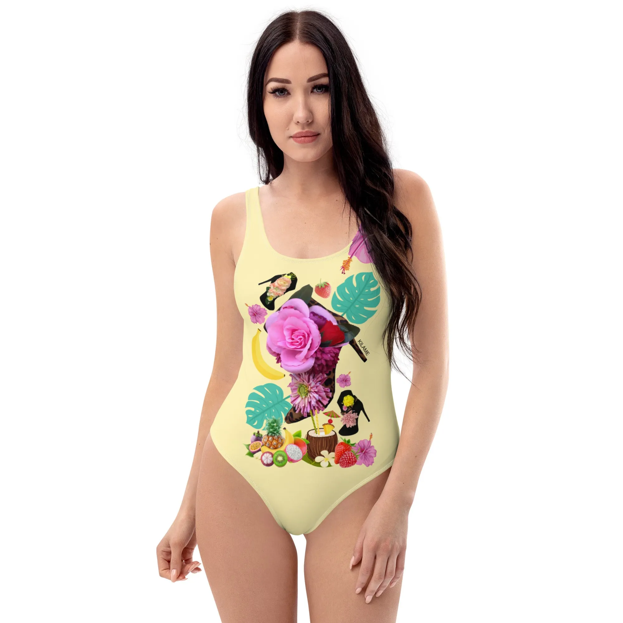 One-Piece Swimsuit 'Jungle Fashion'