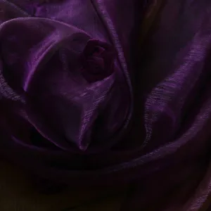 Organza Fabric - Red, blue and purple