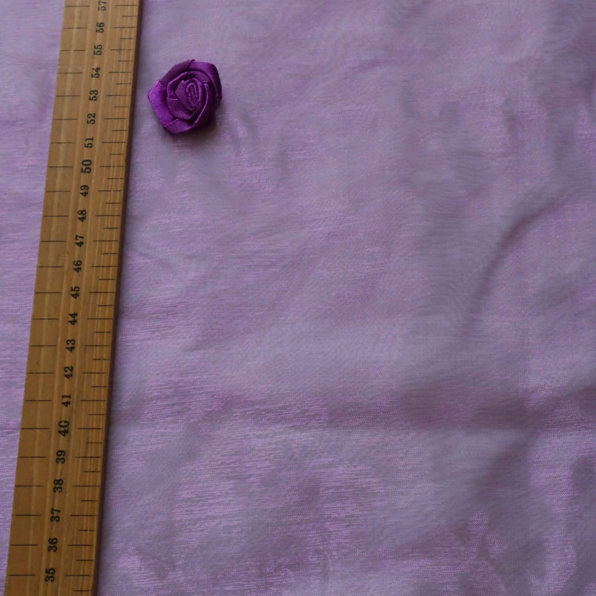 Organza Fabric - Red, blue and purple