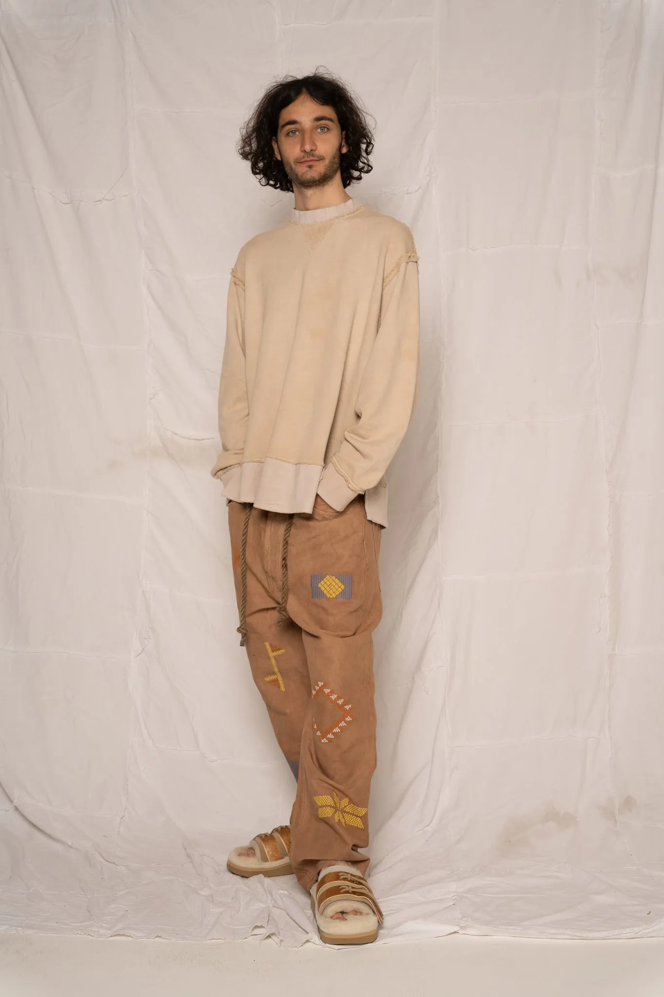 P68 Military Hemp/Organic Cotton Embroidered Taos Sand Storm