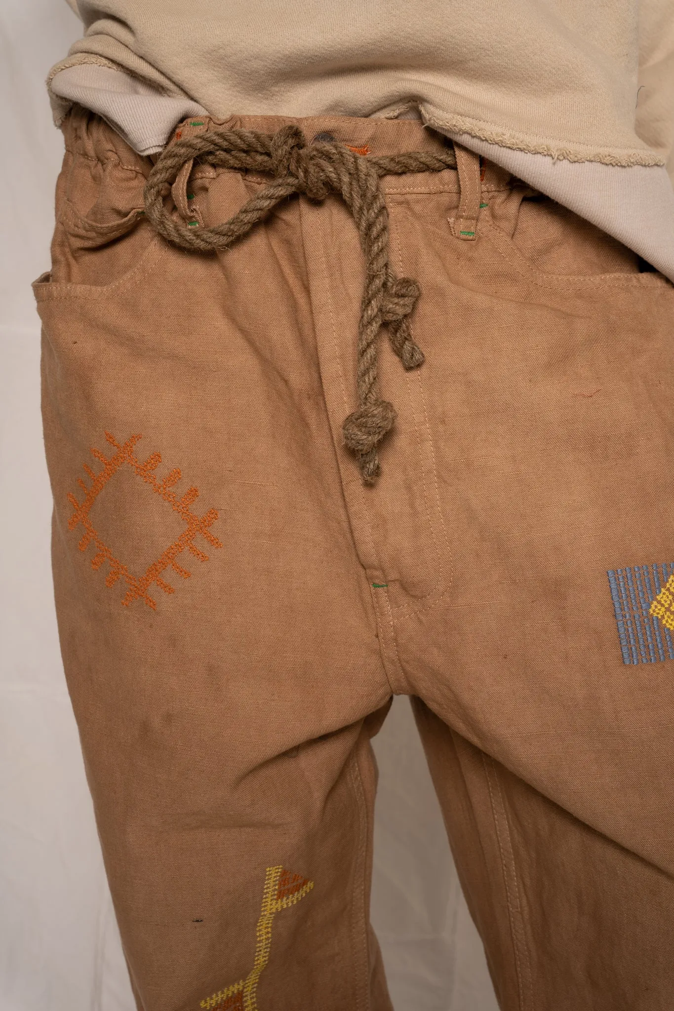 P68 Military Hemp/Organic Cotton Embroidered Taos Sand Storm