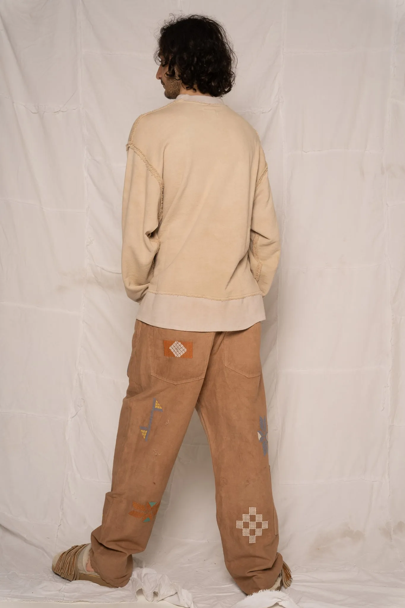 P68 Military Hemp/Organic Cotton Embroidered Taos Sand Storm
