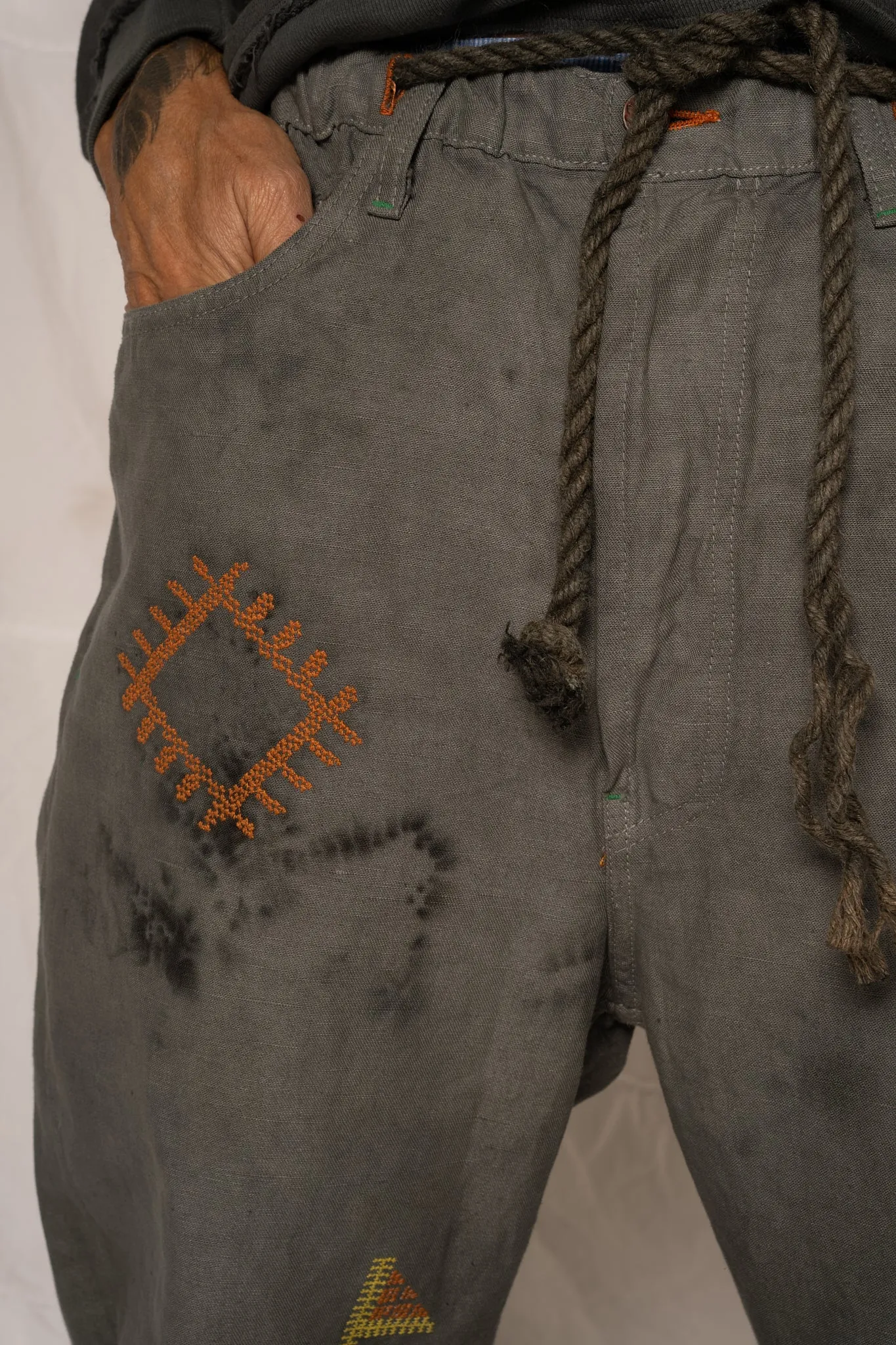 P68 Military Hemp/Organic Cotton Embroidered Taos Swiss Army