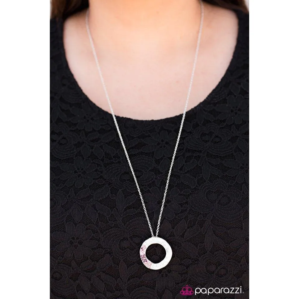 Paparazzi After The Stardust Has Settled Multi-Colored Necklace Earring Set