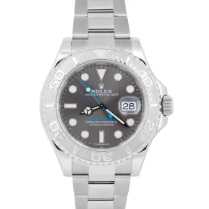 PAPERS Rolex Yacht-Master Rhodium Stainless Steel Platinum Date 40mm 116622 B P