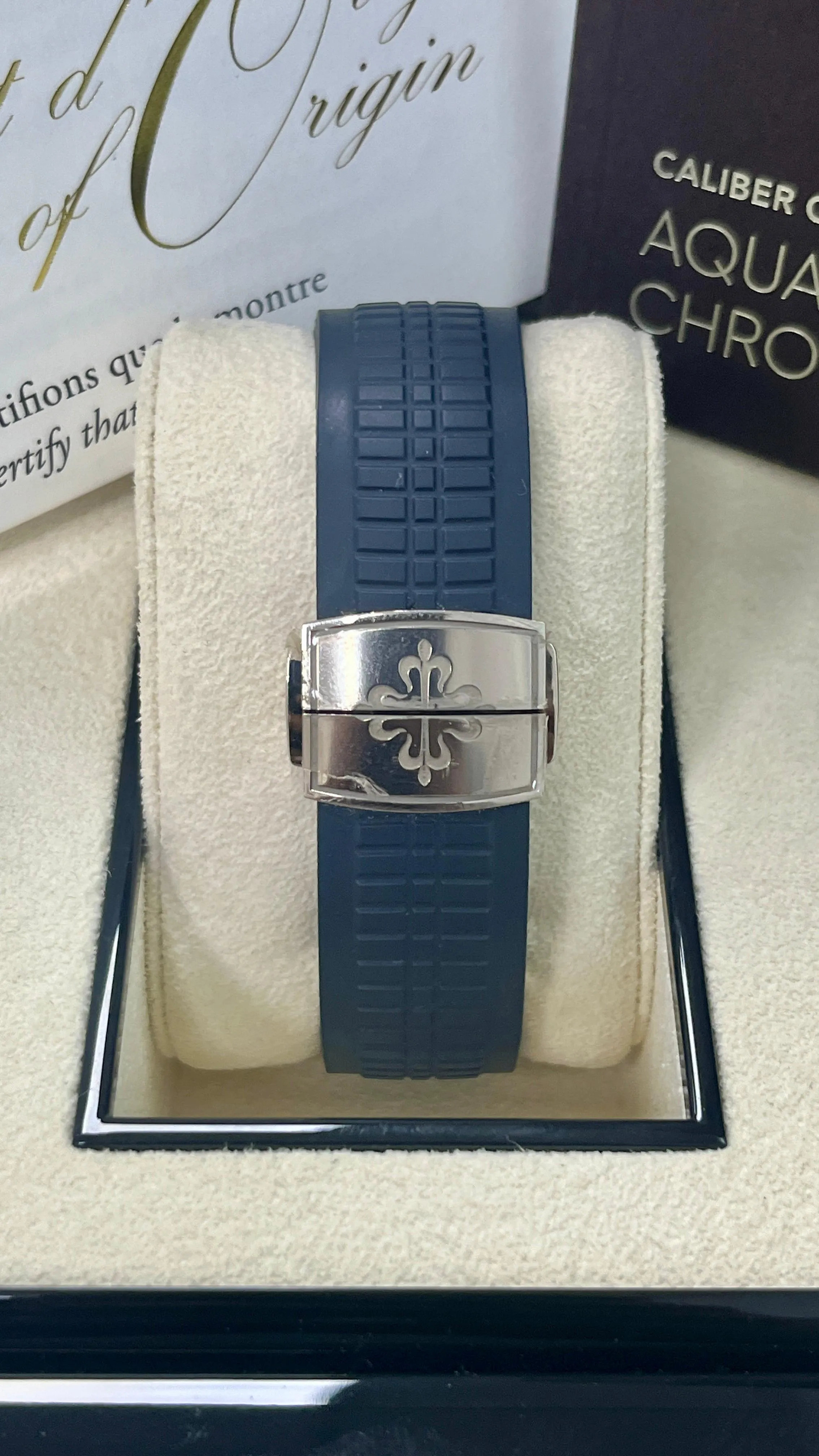 Patek Philippe Aquanaut Chronograph 5968G-001 Blue Dial (2021)