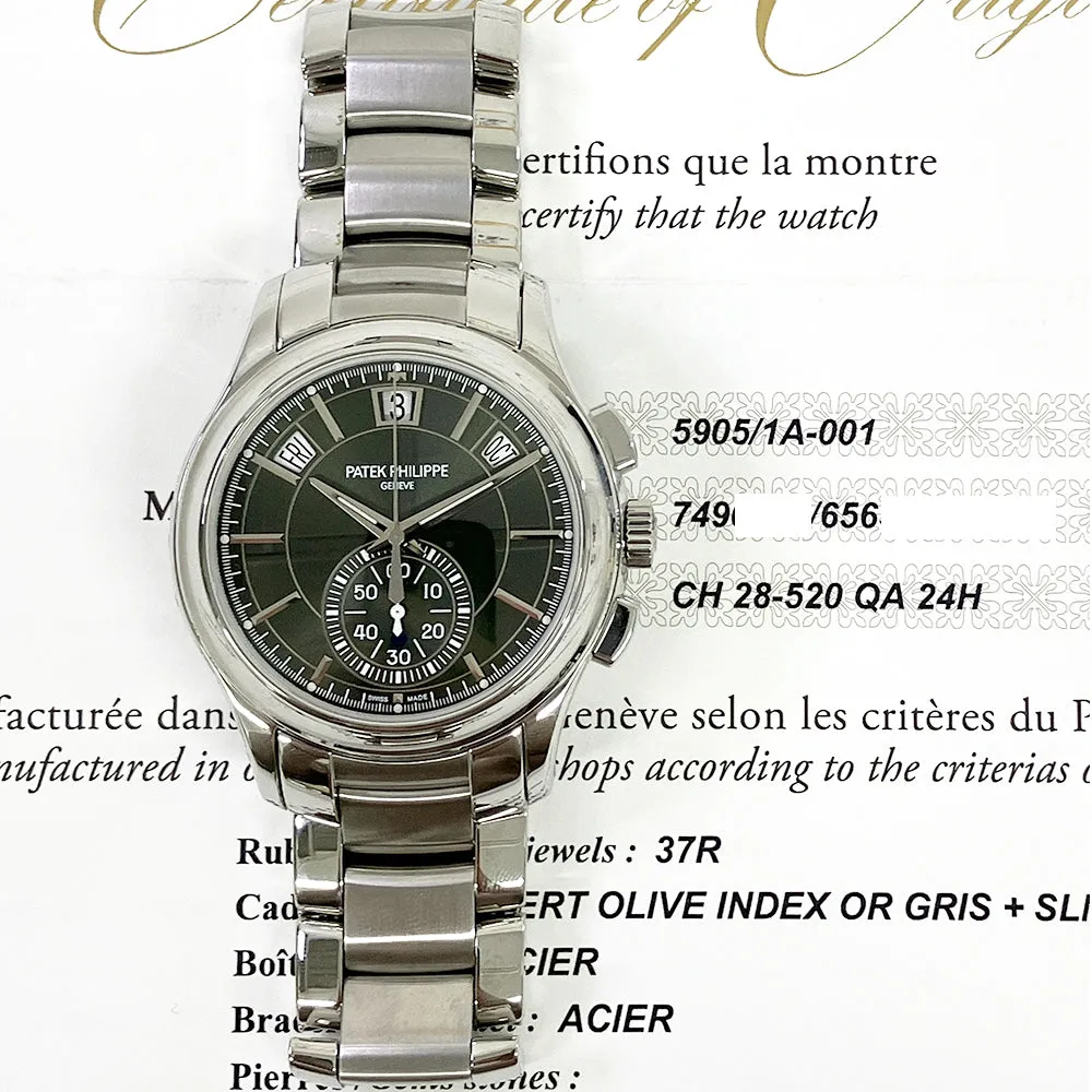Patek Philippe Complications 5905/1A-001 Olive Green Dial Oct 2022