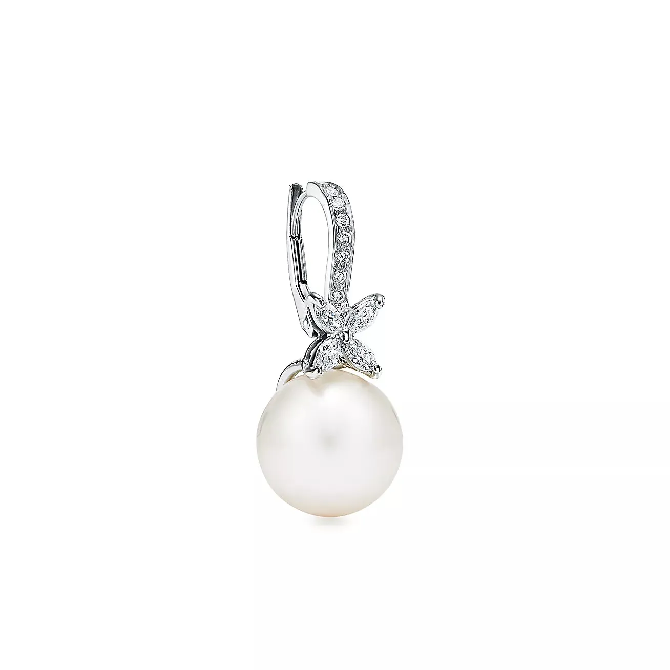 Pearl and Diamond Earrings