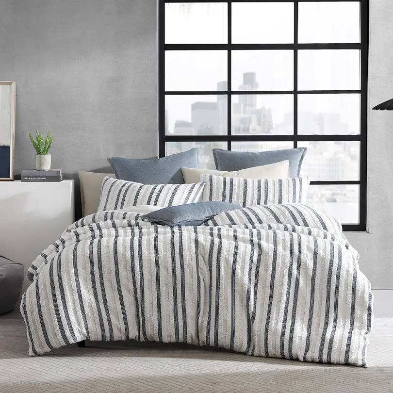 Platinum Collection BOSTON WHITE QUILT COVER SET