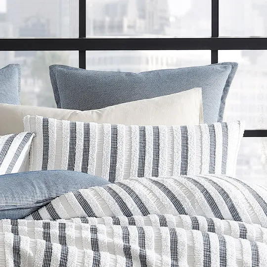Platinum Collection BOSTON WHITE QUILT COVER SET
