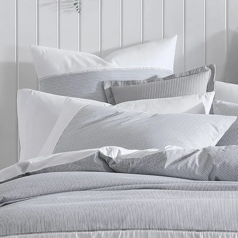 Platinum Collection RADLEY CHARCOAL QUILT COVER SET