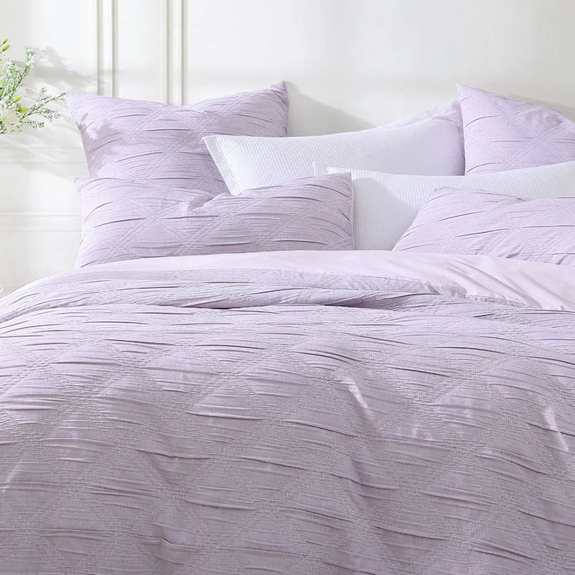 Platinum Collection REINE LILAC QUILT COVER SET