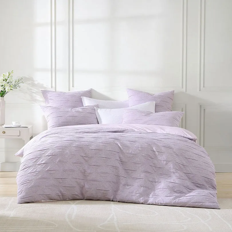 Platinum Collection REINE LILAC QUILT COVER SET