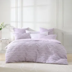 Platinum Collection REINE LILAC QUILT COVER SET